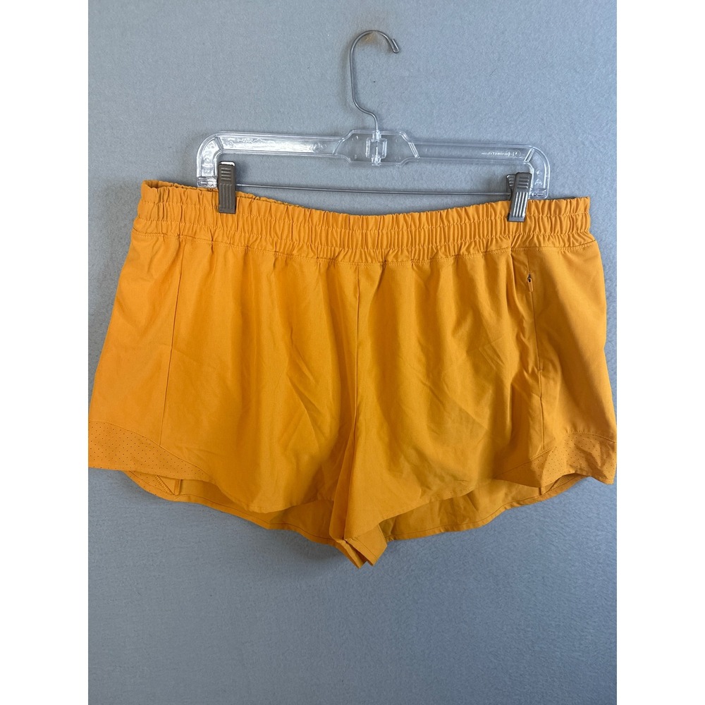 CALIA Womens XL Mid Rise Infinity Shorts 3 inch Inseam Glowing Umber Athletic